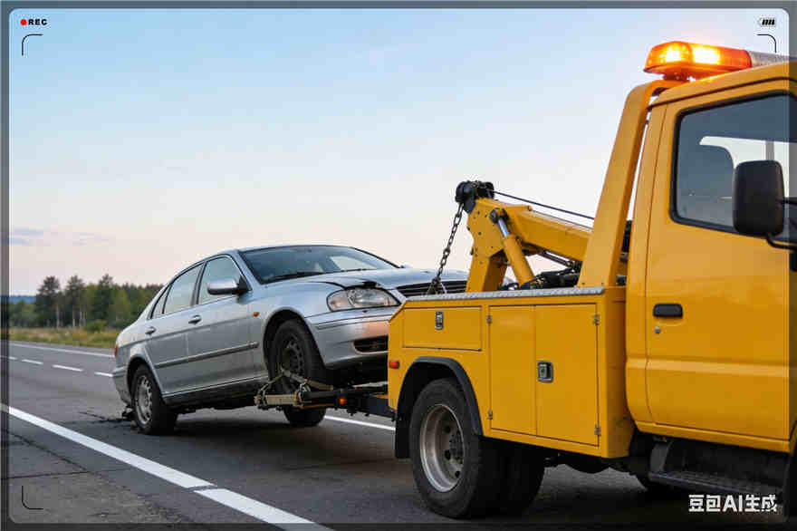 庄河拖车救援电话【案例】